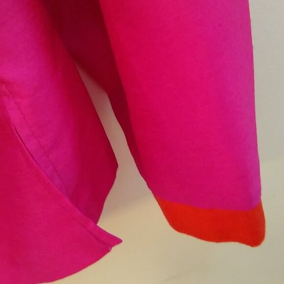 Peter Popovitch Women's size Large Pink zippered Blazer/Jacket. - Picture 4 of 7